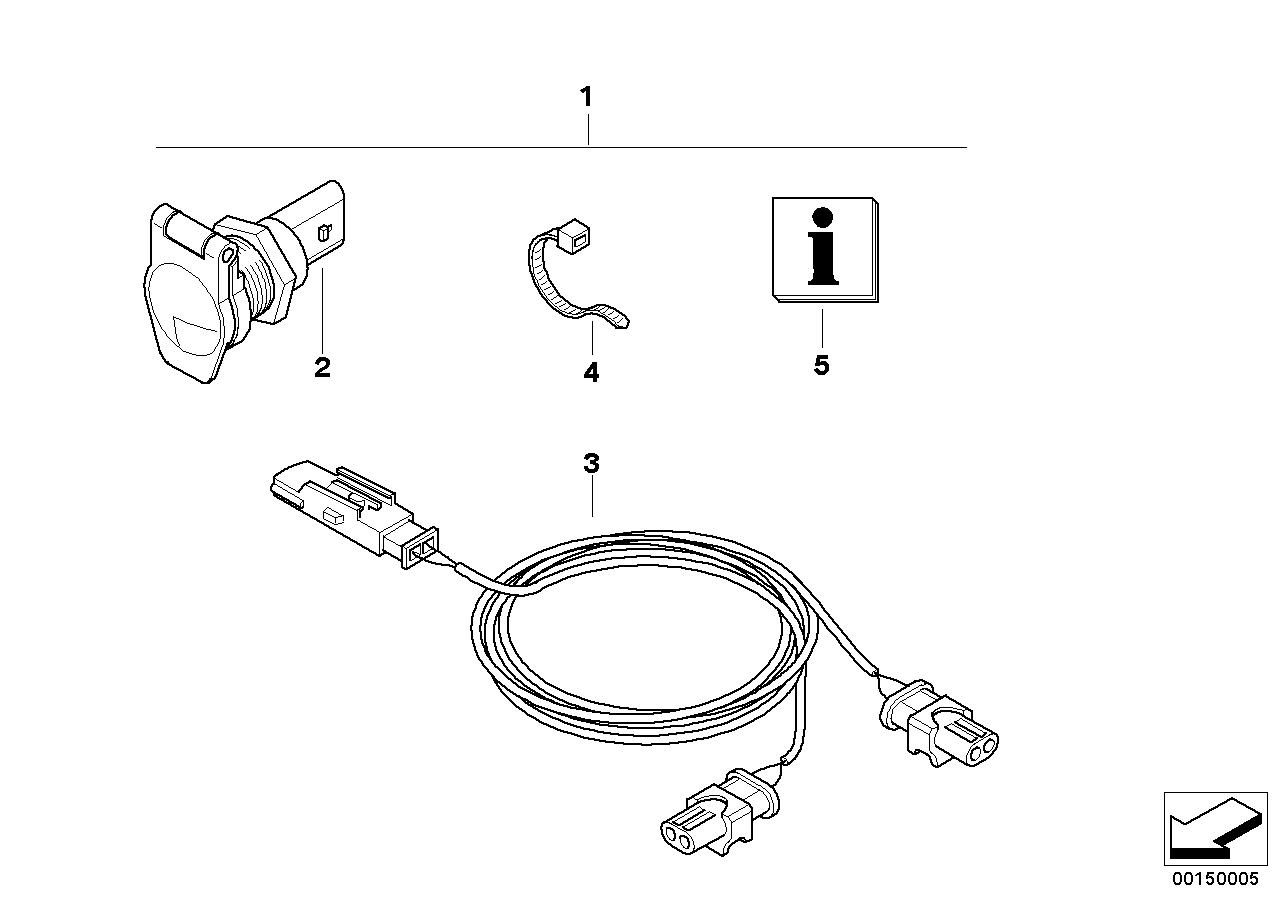 12V connecteur BMW K 1300 GT / K 1200 GT