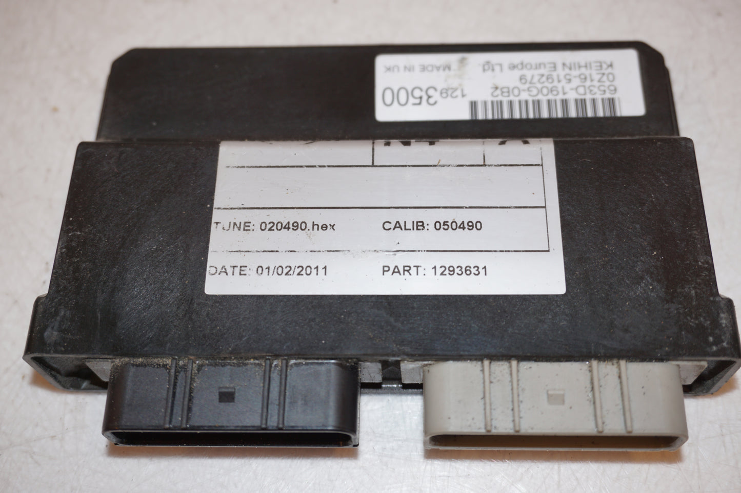 Extrabilder på Låssats från en Triumph Speed Triple -2011 motorcykel.