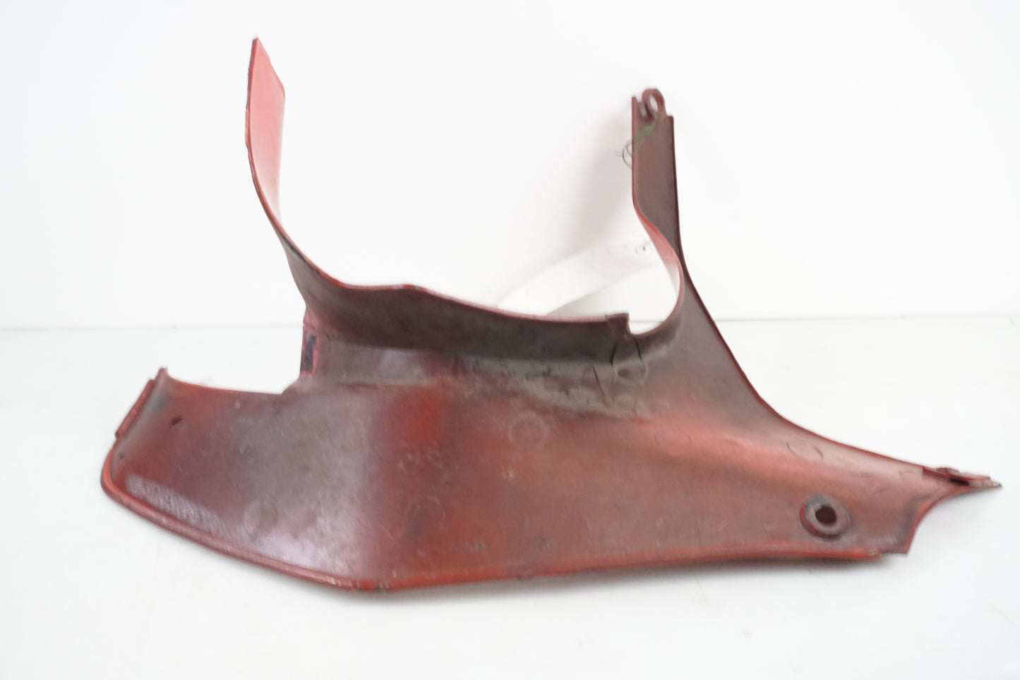 Snett nerifrån på Plast från en Honda CBR 1000 F -1987 motorcykel.