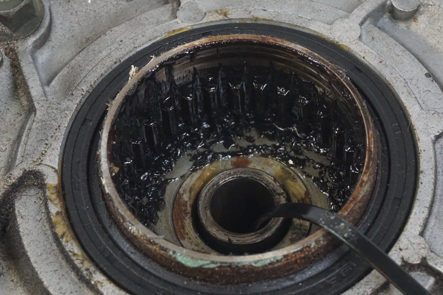 Extrabild5 på Slutväxel från en Yamaha XVS 1100 -2002 motorcykel.