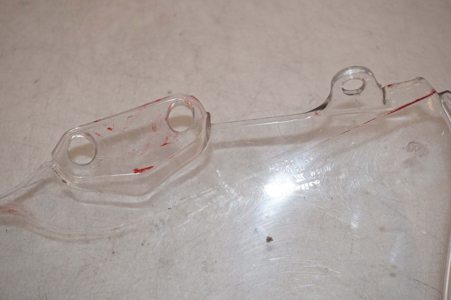 Extrabild5 på Vindruta från en Honda CBR 600 -1997 motorcykel.