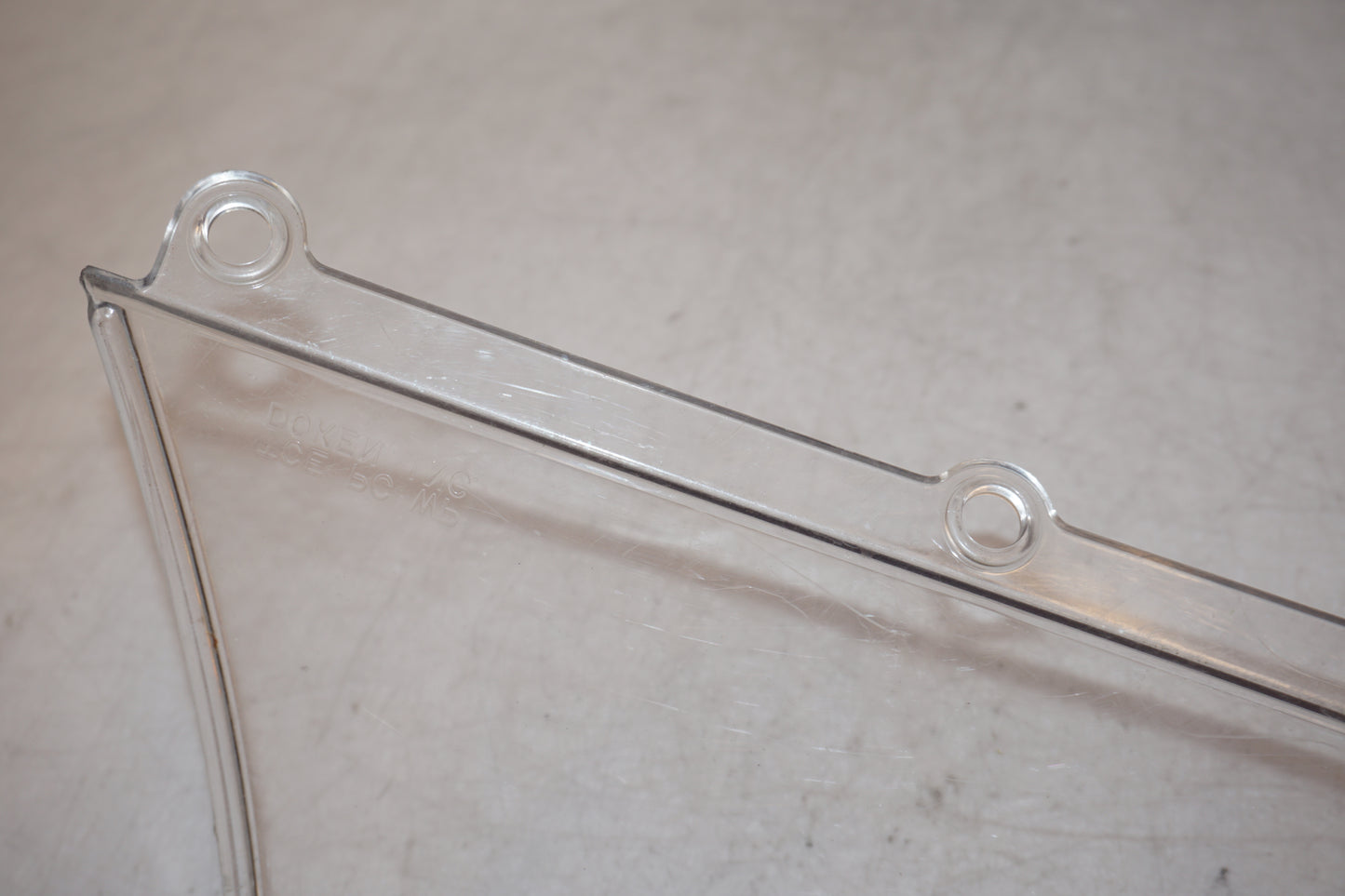 Extrabild3 pÄ Vindruta frÄn en Honda CBR 600 RR -2004 motorcykel.