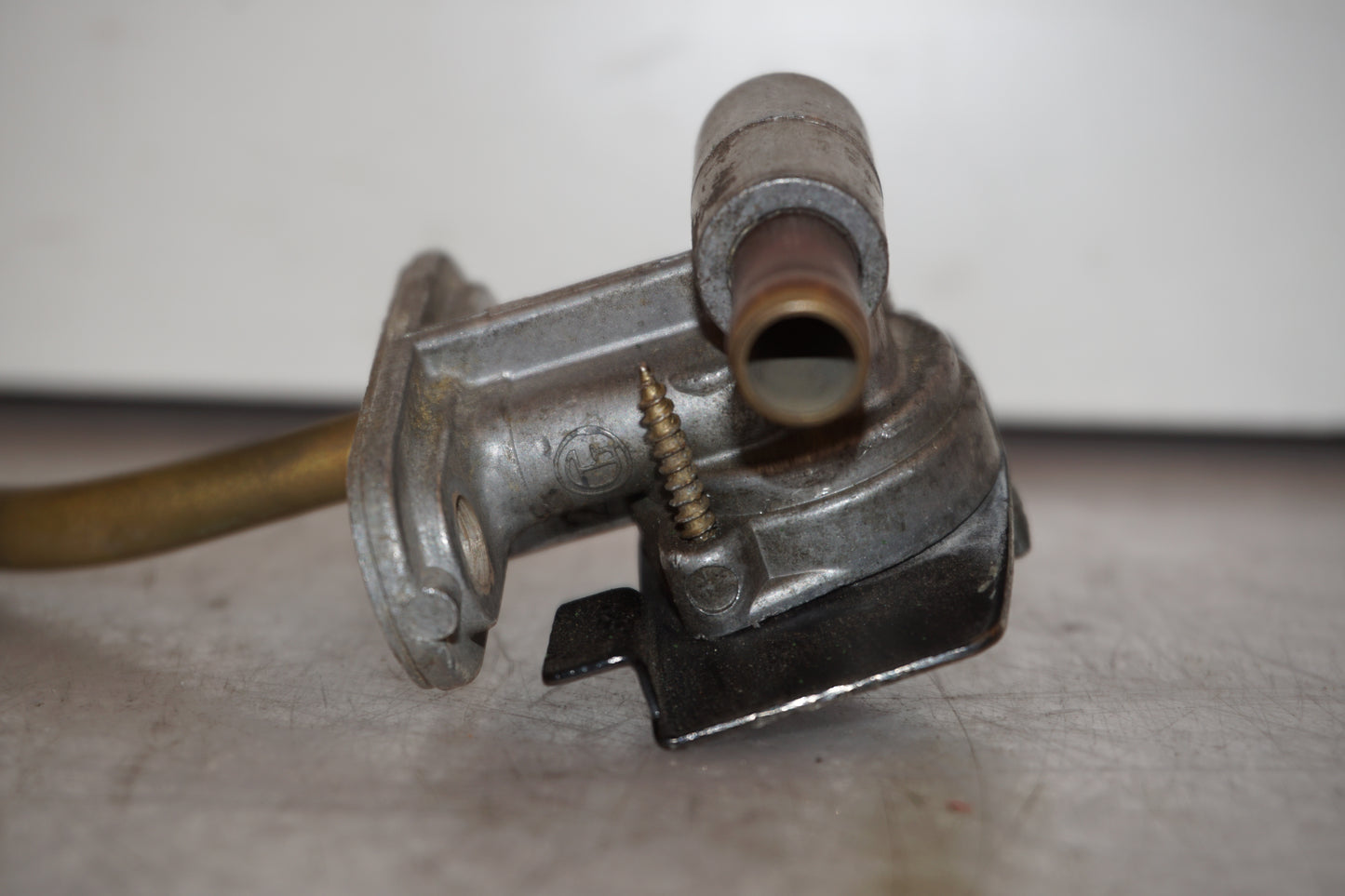 Snett uppifrån på Bensinkran från en Kawasaki ZX-10 -1990 motorcykel.