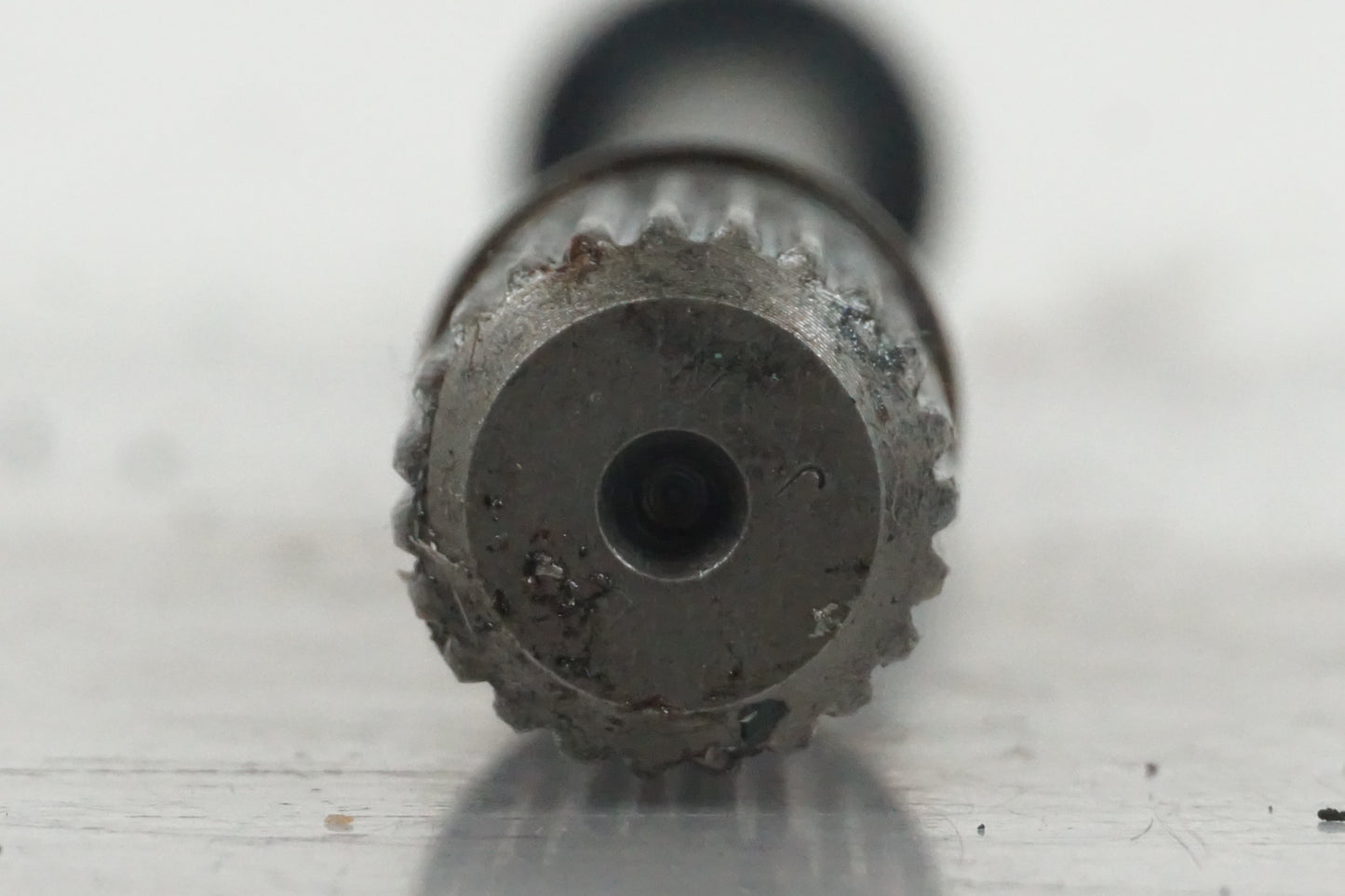 Snett uppifrån på Kardanaxel från en Honda CTX 1300 -2014 motorcykel.