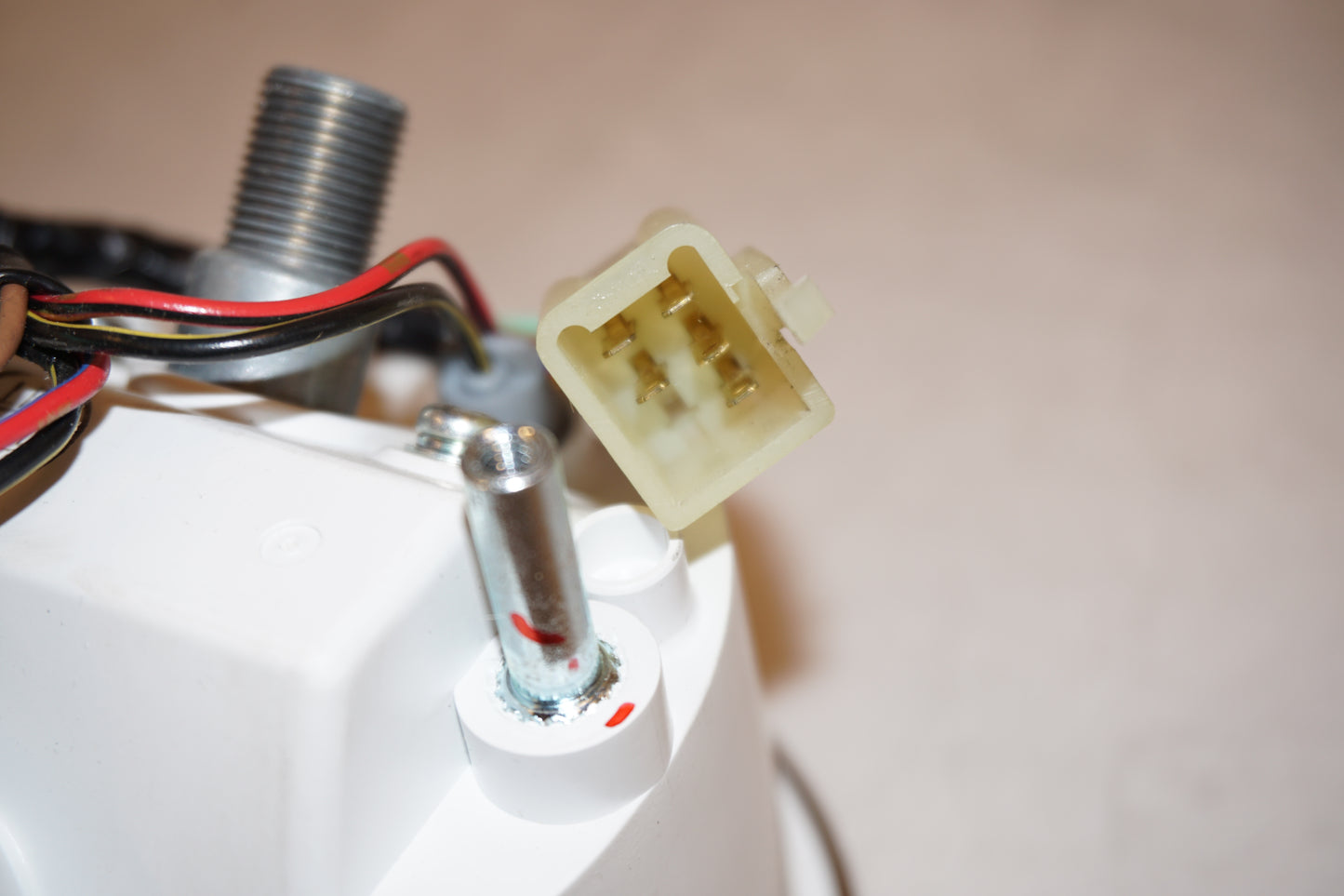 Extrabild3 på Hastighetsmätare från en Kawasaki EN 500 -2003 motorcykel.