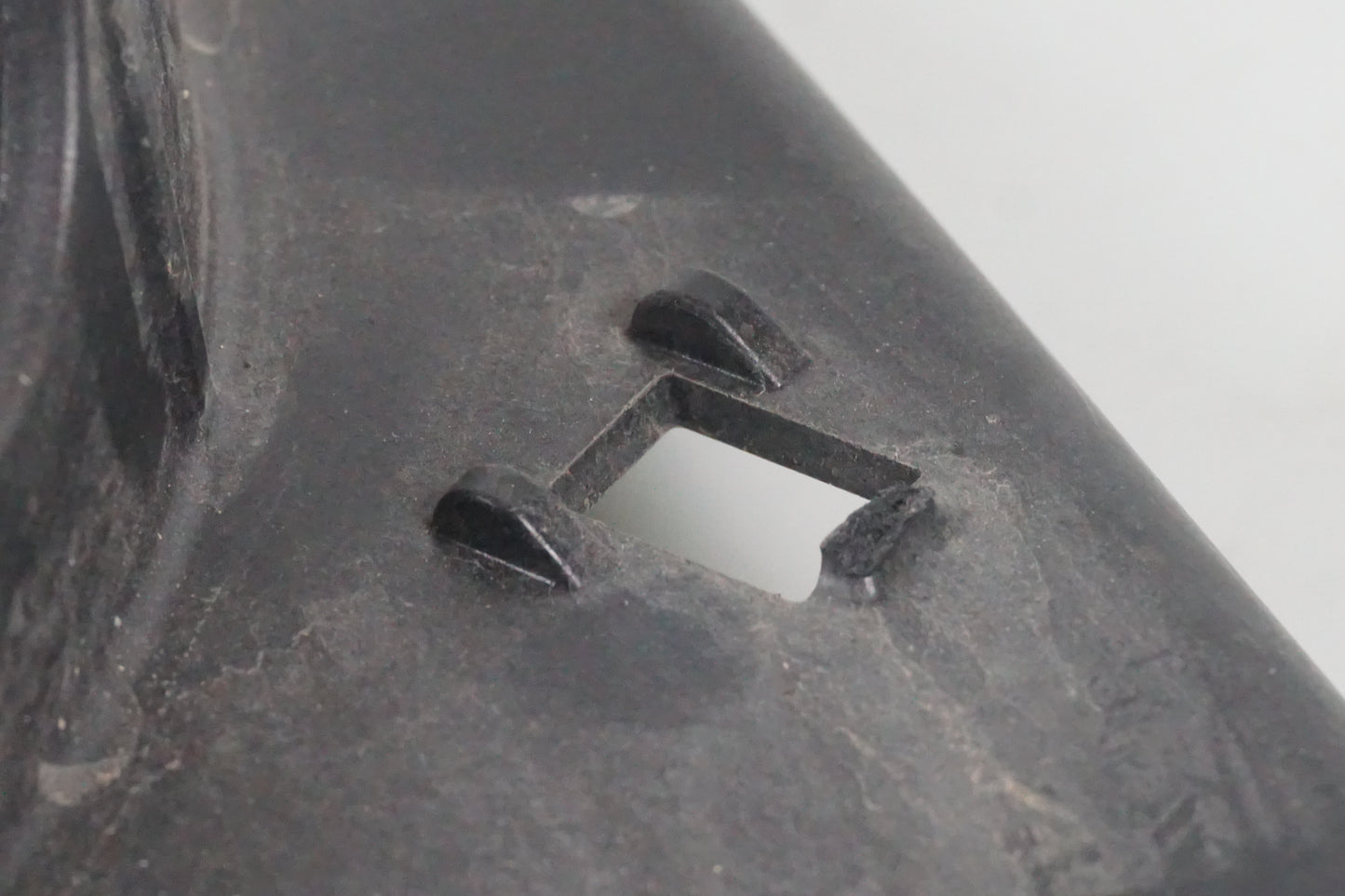 Snett uppifrån på Vattenkylfläkt från en BMW S 1000 R -2015 motorcykel.