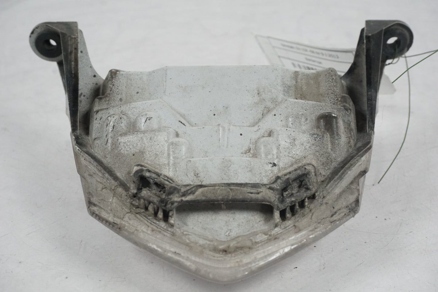 Snett uppifrån på Baklampa från en Kawasaki ZX-10R -2008 motorcykel.