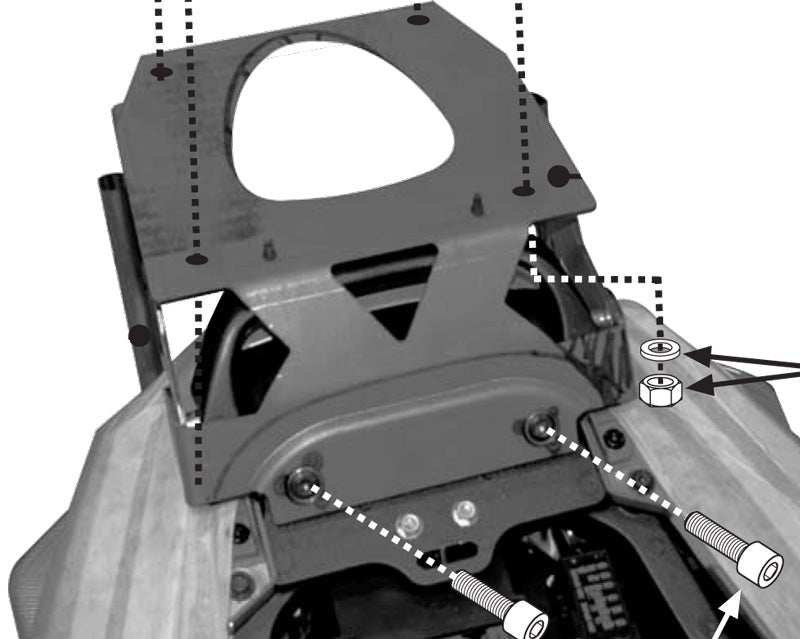 Givi Fäste till topbox Kawasaki ZZR1400