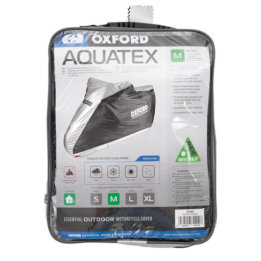 Cubierta para motocicleta Oxford Aquatex – Tamaño M