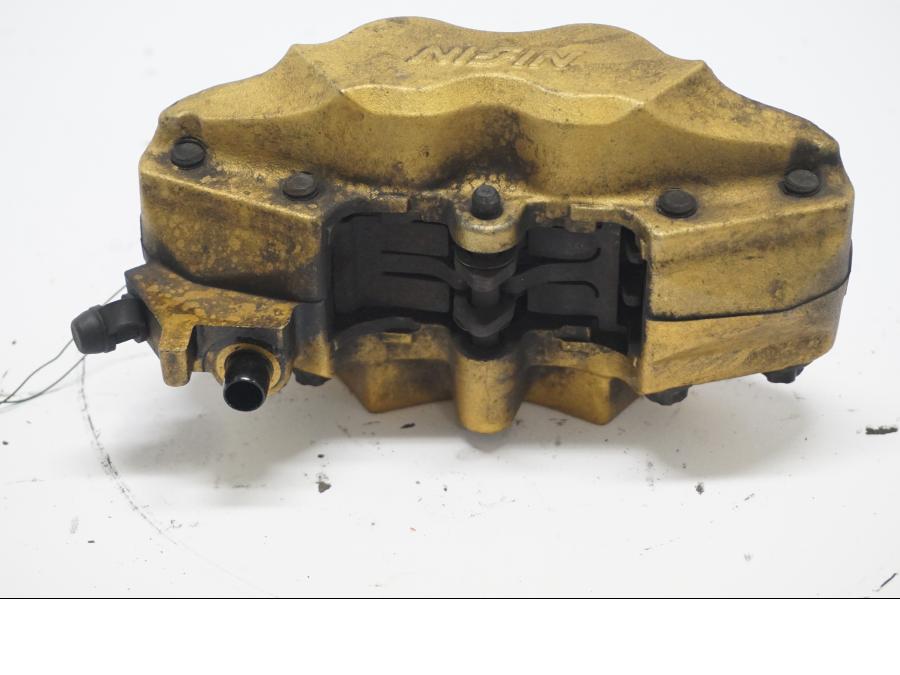 Vänster sida på Bromsok från en Honda VTR 1000 F -2005 motorcykel.