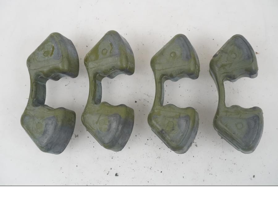 Baksidan på Ryckutjämnare från en Kawasaki Versys 1000 -2012 motorcykel.