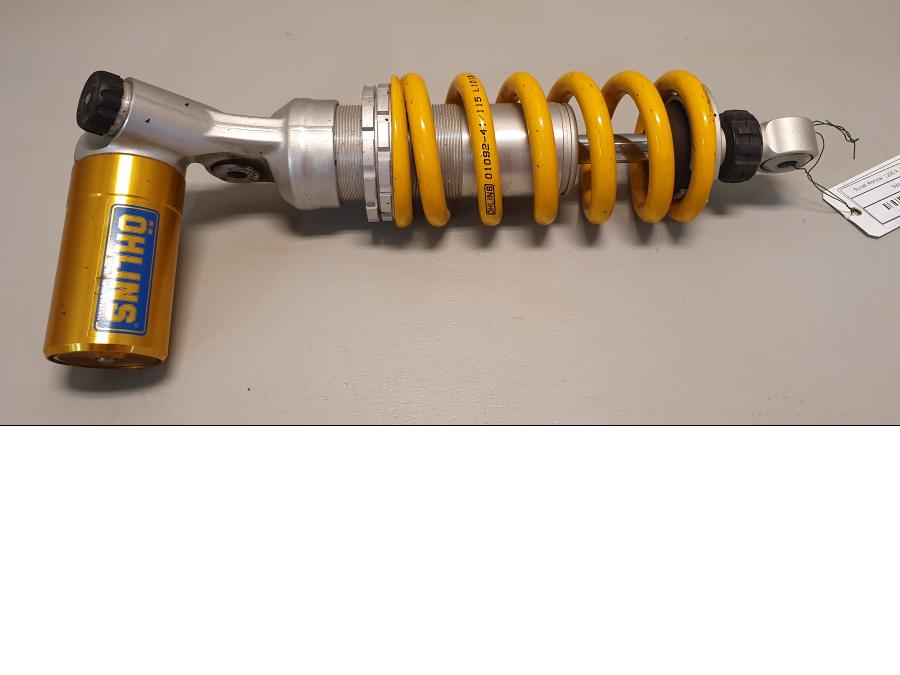 Framsidan på Stötdämpare Öhlins från en Ducati Monster 1200 -2016 motorcykel.