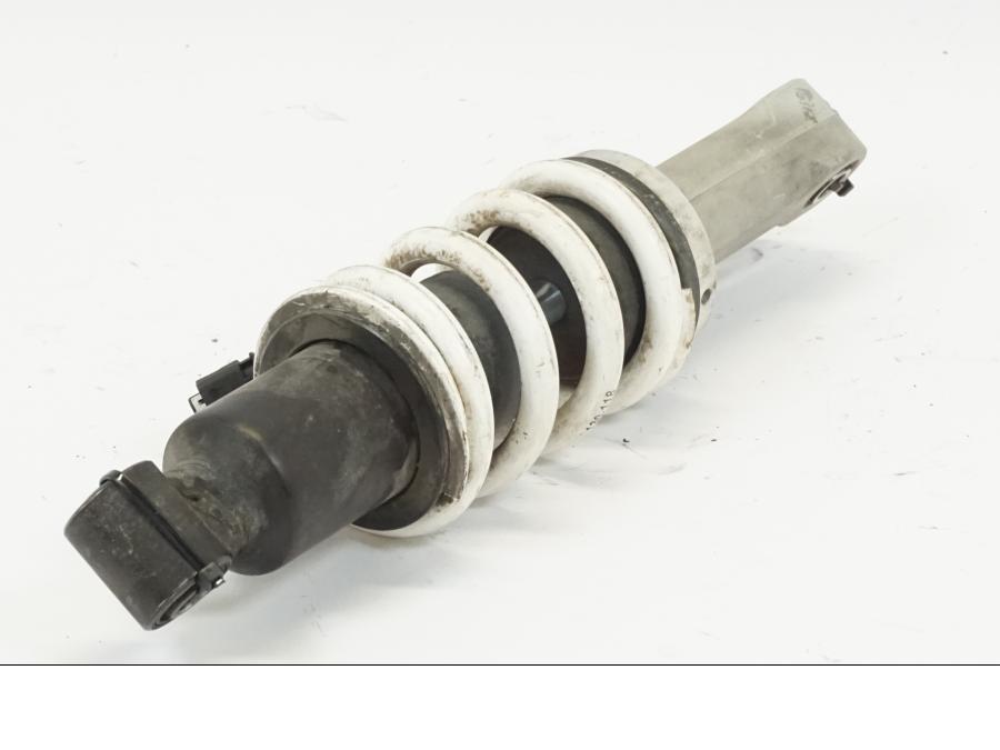 Snett nerifrån på Stötdämpare ESA från en BMW K 1200 S -2006 motorcykel.