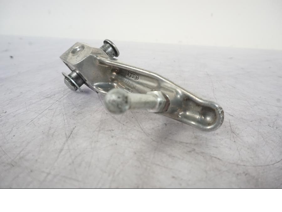 Snett nerifrån på Fotpinne från en Kawasaki Z 800 -2014 motorcykel.