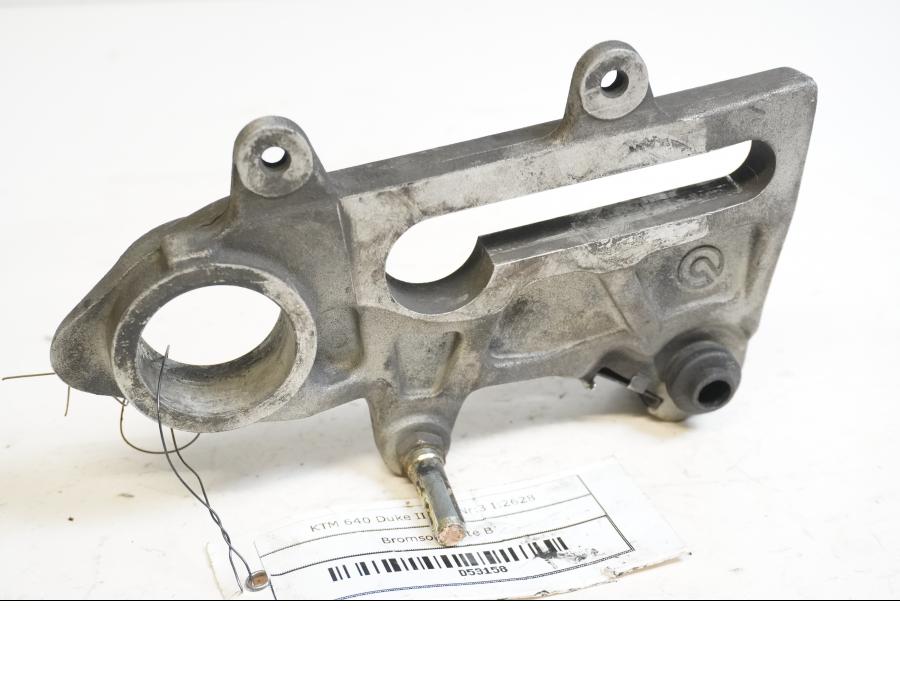 Baksidan på Bromsoksfäste från en KTM 640 Duke -2001 motorcykel.