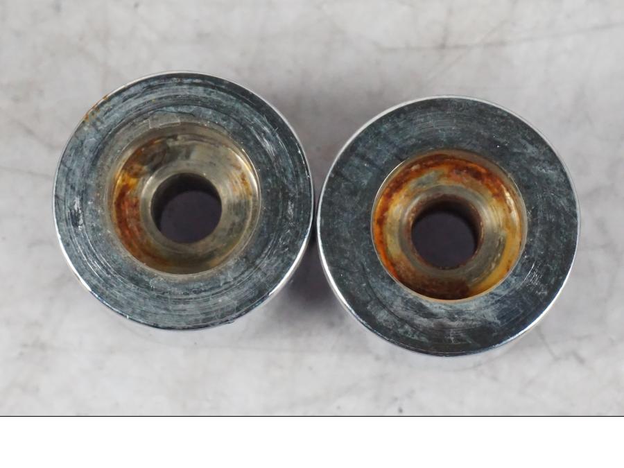 Snett nerifrån på Stryrvikt från en BMW K 1600 GTL -2015 motorcykel.