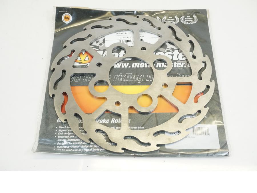 Baksidan på Bromsskiva från en Honda CB 1000 R -2010 motorcykel.