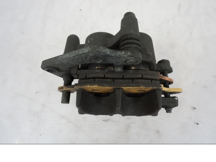 Snett uppifrån på Bromsok från en Kawasaki ER-6N -2012 motorcykel.