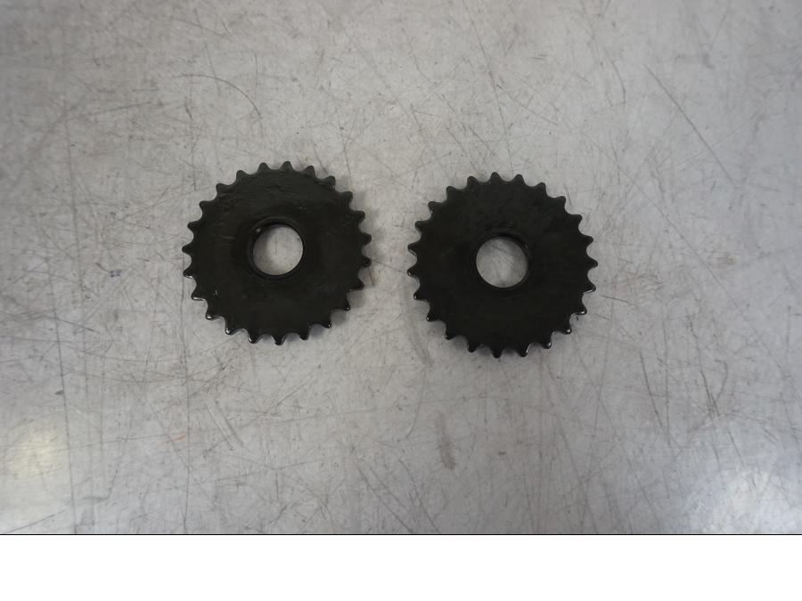 Baksidan på Kamkedjedrev från en BMW R 1200 GS -2010 motorcykel.