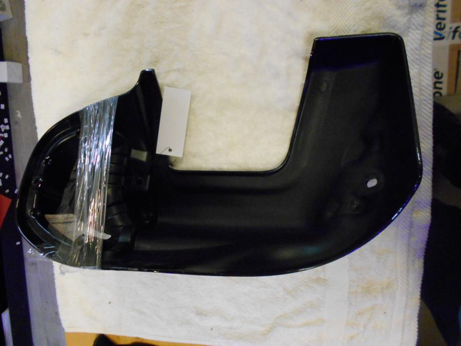 Baksidan på Fotkåpa från en H-D Ultra Limited FLHTK -2009 motorcykel.