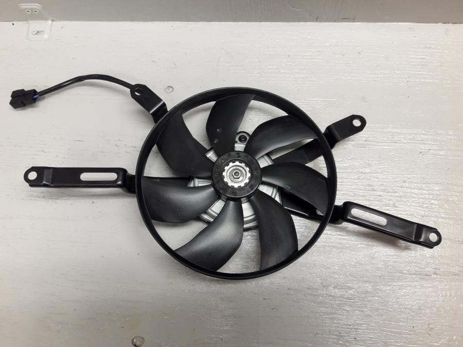 Framsidan pÄ VattenkylflÀkt frÄn en Yamaha XSR 900 -2016 motorcykel.