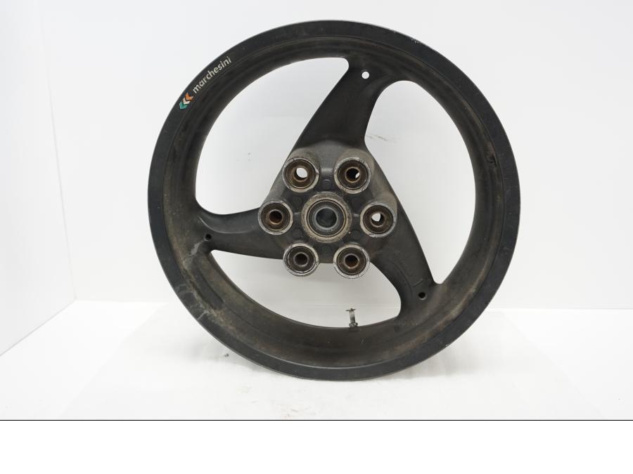 Baksidan pÄ FÀlg frÄn en Ducati Monster 696 -2010 motorcykel.