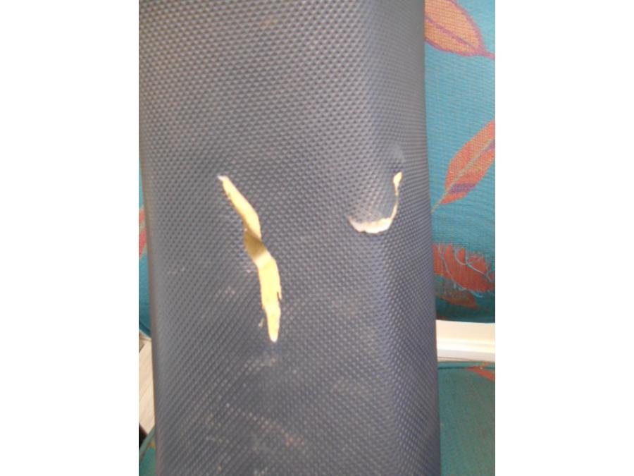 Baksidan på Sadel från en Husaberg FS 650 E -2008 motorcykel.