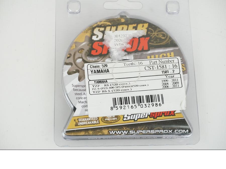 Baksidan på Drev från en Yamaha YZF R6 -2011 motorcykel.