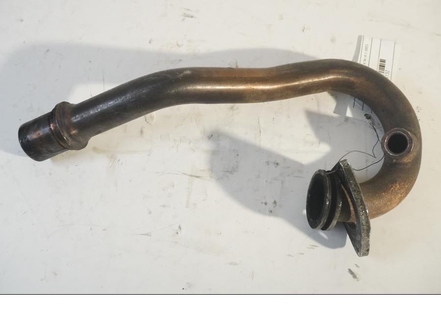 Baksidan på Grenrör från en KTM 125 Duke -2014 motorcykel.