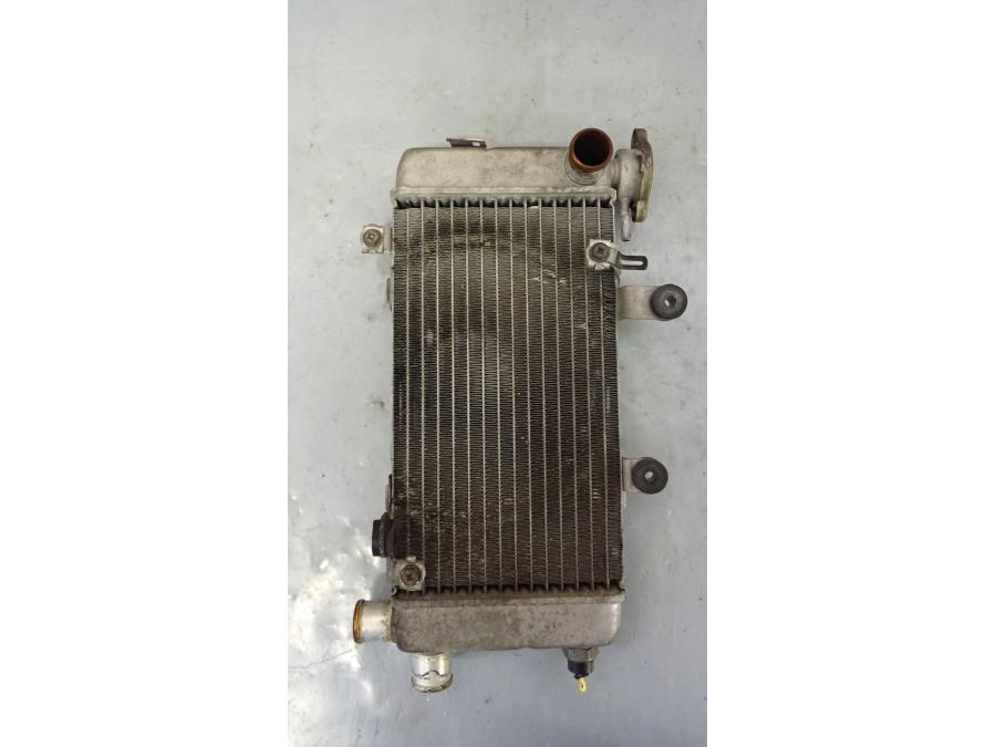 Baksidan på Vattenkyl från en Honda VTR 1000 F -1997 motorcykel.