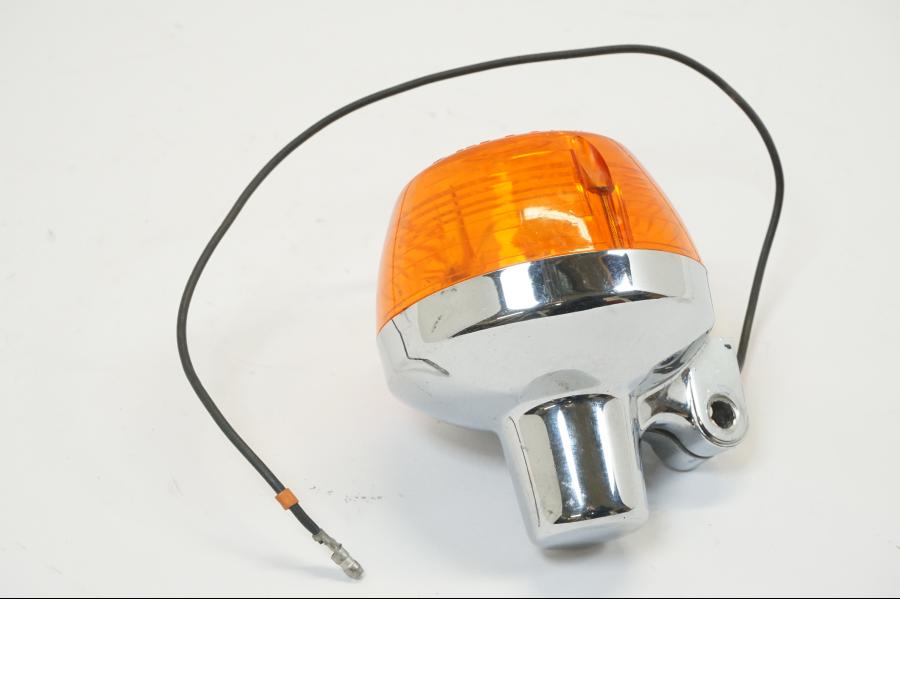 Snett uppifrån på Blinkers från en Honda CX 500 -1982 motorcykel.