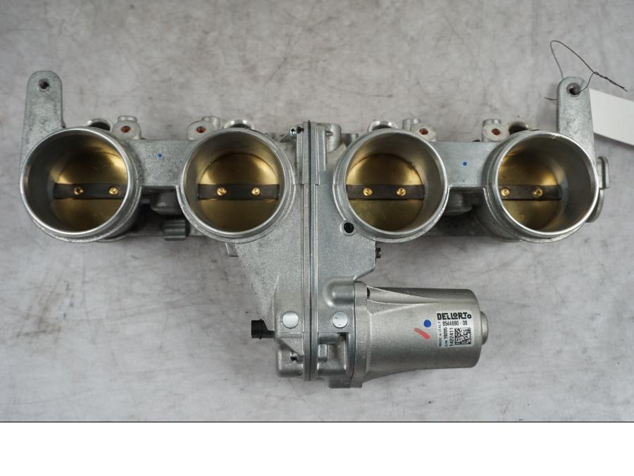 Baksidan på Spjällhusbrygga från en BMW S 1000 XR -2019 motorcykel.