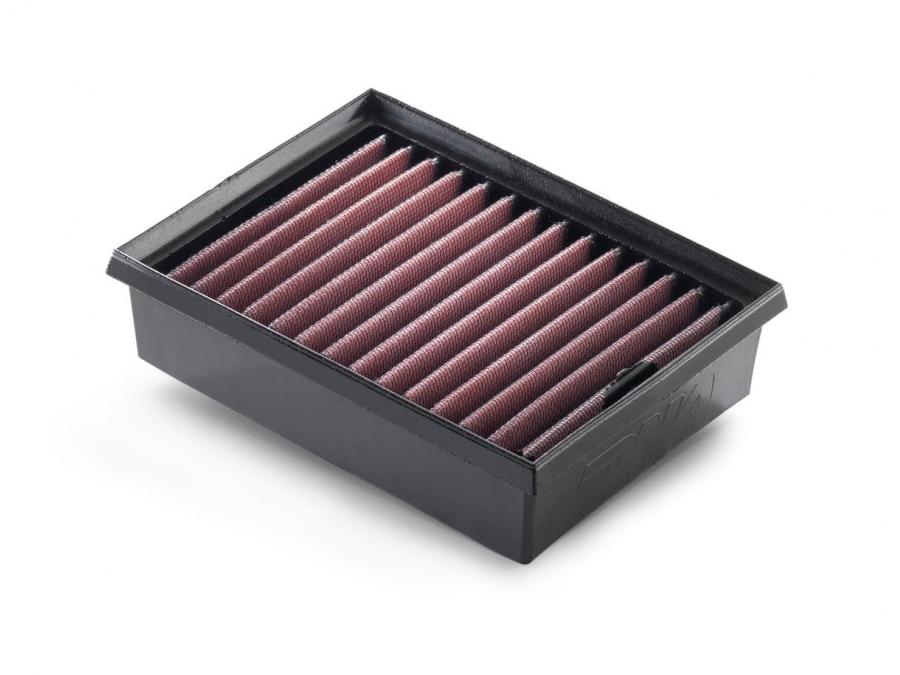 Framsidan på Luftfilter från en KTM 1290 Super Adventure R -2020 motorcykel.