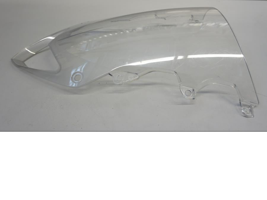 Höger sida på Vindruta från en BMW S 1000 RR -2010 motorcykel.