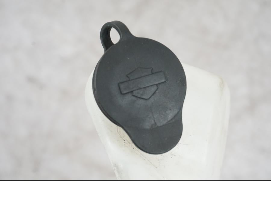 Snett uppifrån på Vattenexpansionskärl från en Buell 1125 R -2008 motorcykel.