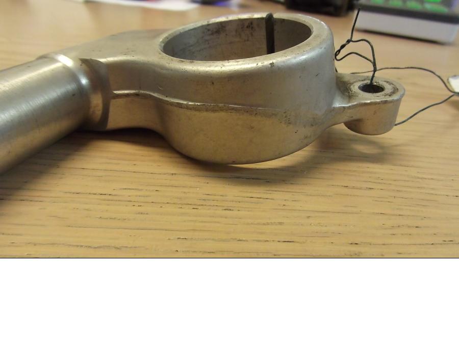 Vänster sida på Styre från en Suzuki GSX-R 750 -1988 motorcykel.