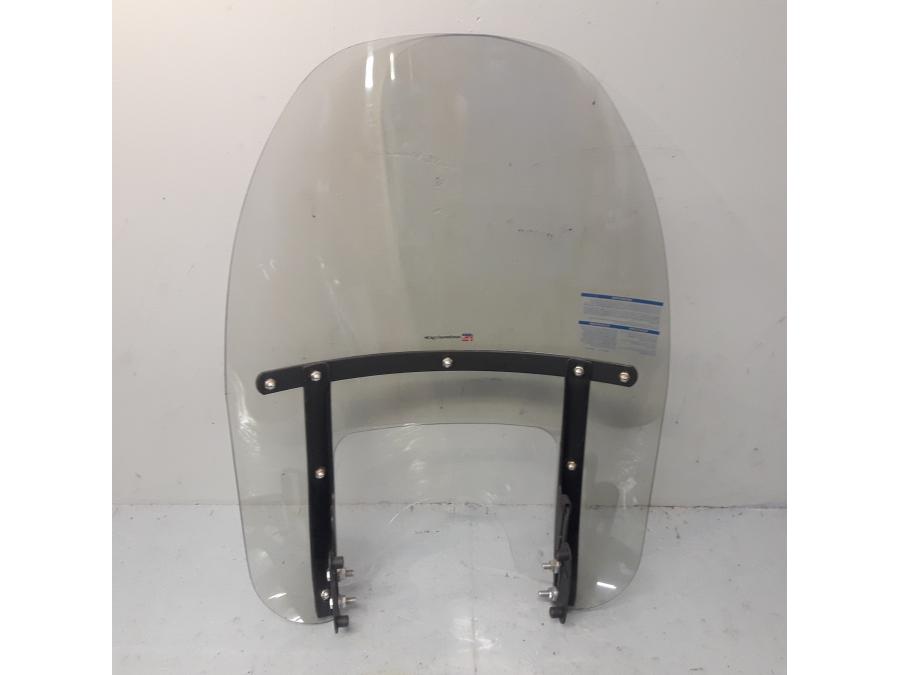 Baksidan på Vindruta från en H-D Harley diverse -2010 motorcykel.