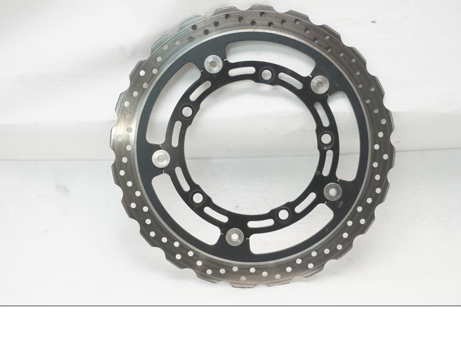 Framsidan på Bromsskiva från en Kawasaki Z 400 -2020 motorcykel.