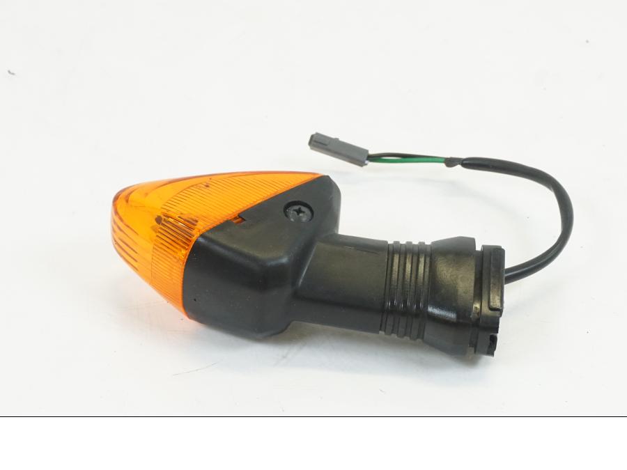 Snett uppifrån på Blinkers från en Kawasaki Z 750 -2009 motorcykel.