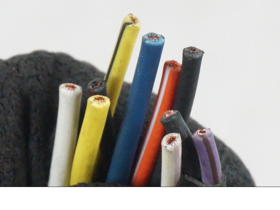 Extrabild5 på Styrelreglage från en H-D Softail FXCW Rocker -2008 motorcykel.