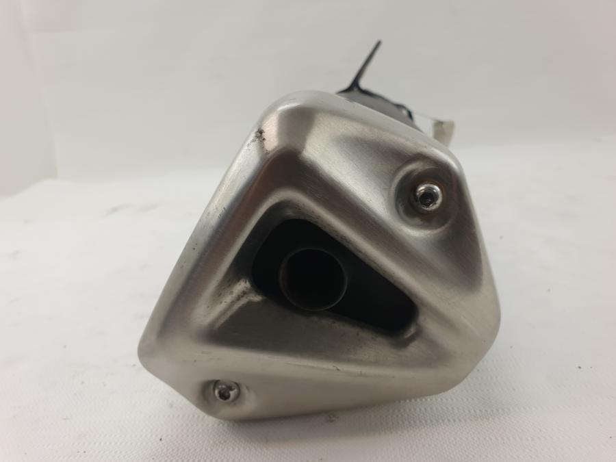 Höger sida på Ljuddämpare från en Kawasaki Z 125 -2019 motorcykel.