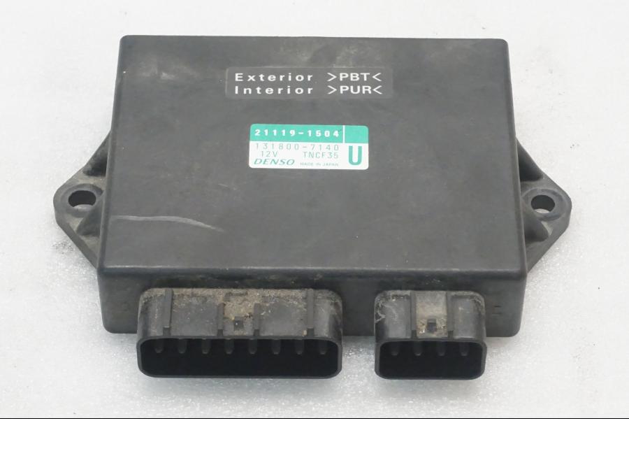 Framsidan på CDI / ECU från en Kawasaki ZX-9R -1998 motorcykel.