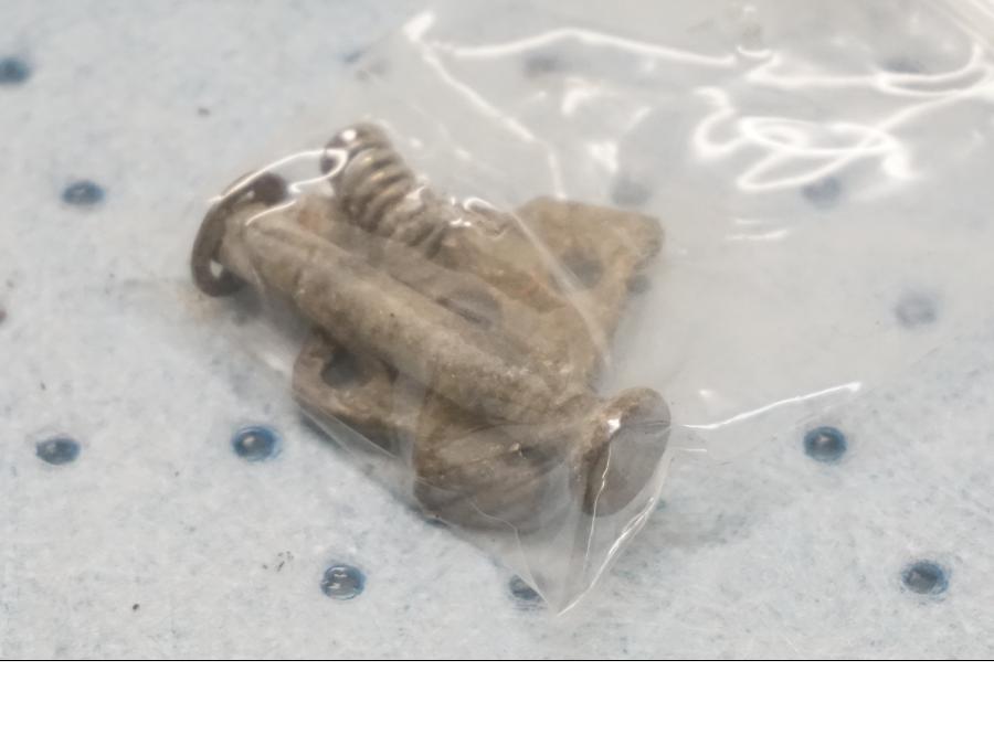 Höger sida på Fotpinne från en Kawasaki ZX-6R -2000 motorcykel.