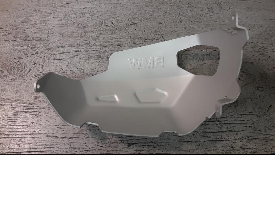 Baksidan på Motorskyddskåpa från en BMW R 1200 GS -2010 motorcykel.