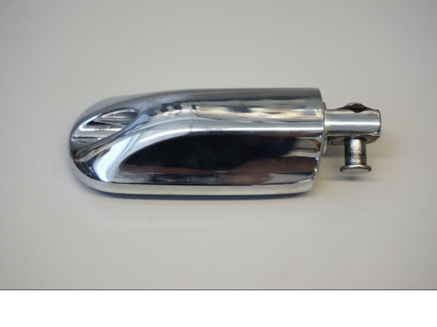 Baksidan på Fotpinne från en H-D Street Glide FLHX -2015 motorcykel.