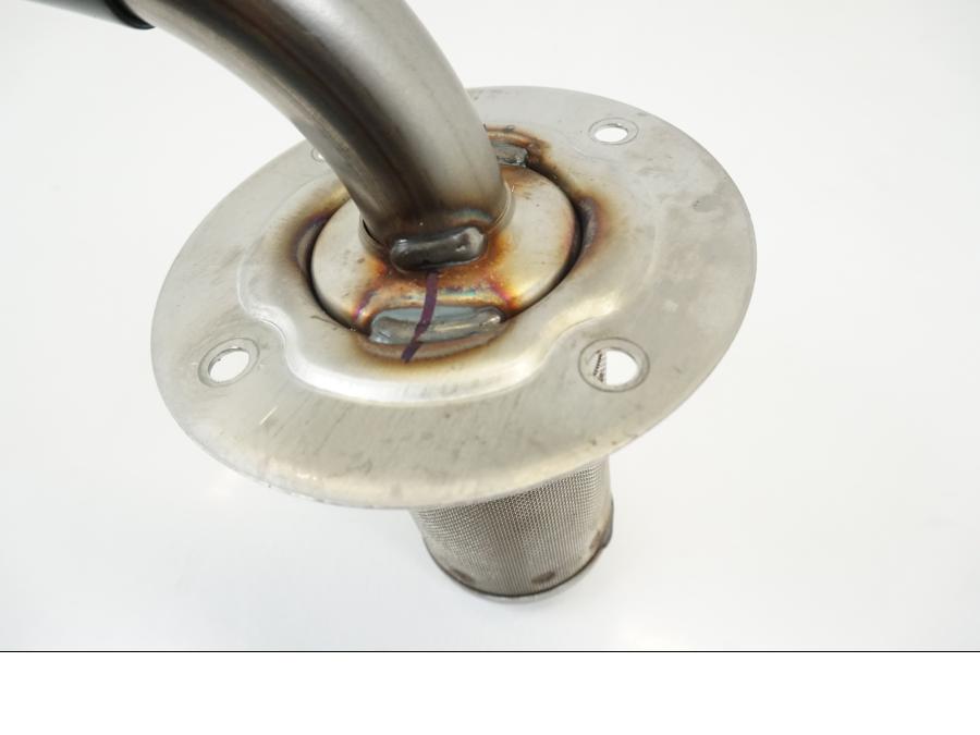 Höger sida på DB-killer från en Yamaha YFM 450 Grizzly -2018 motorcykel.