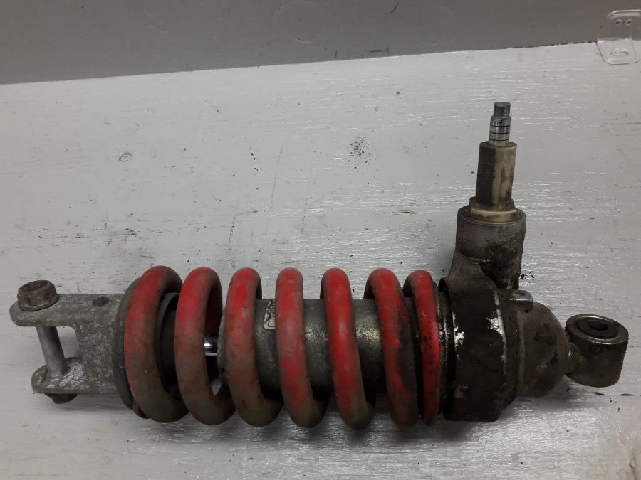 Baksidan på Stötdämpare från en Honda CBR 1000 F -1999 motorcykel.