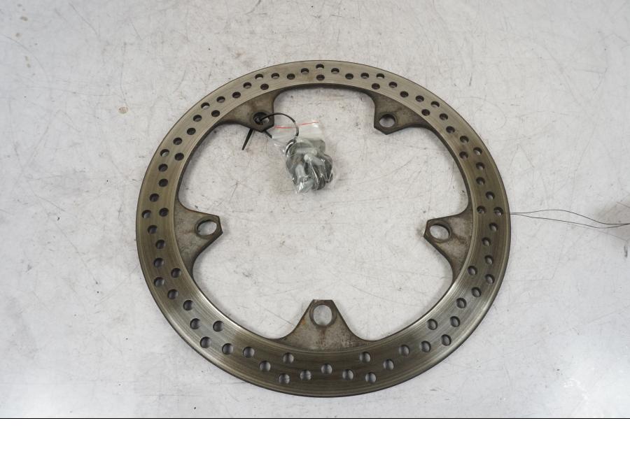 Höger sida på Bromsskiva från en BMW R 850 R -2004 motorcykel.