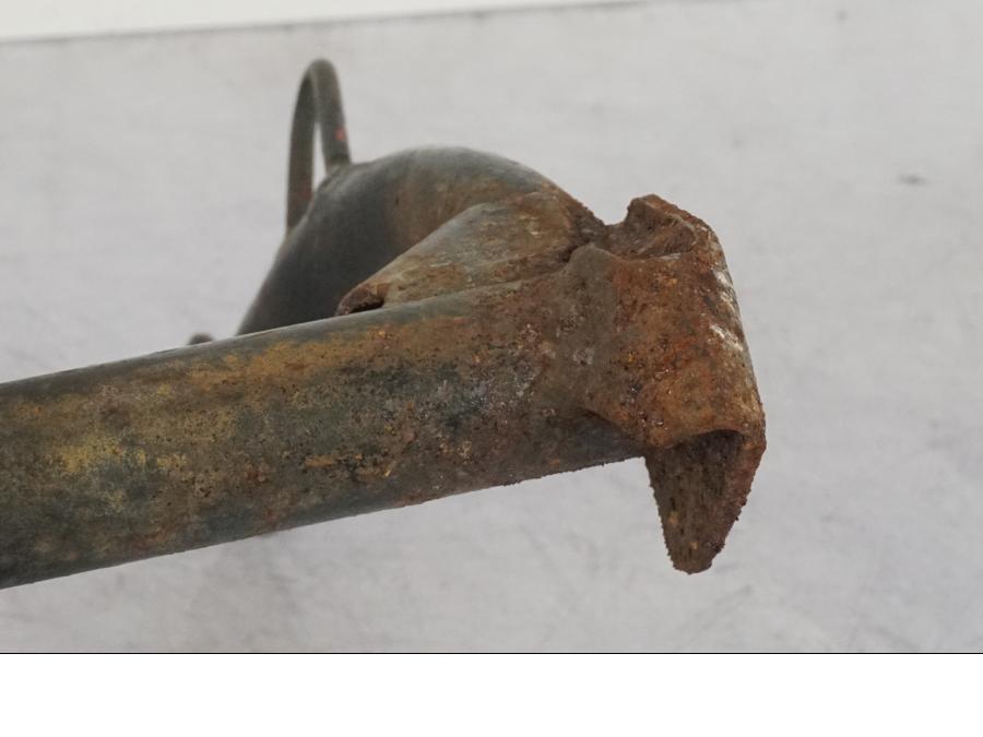 Snett uppifrån på Centralstöd från en BMW R 1100 GS -1998 motorcykel.