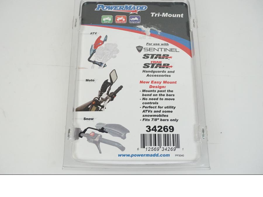 Baksidan på Handskyddsbågar från en Universal Universal -0 moped.